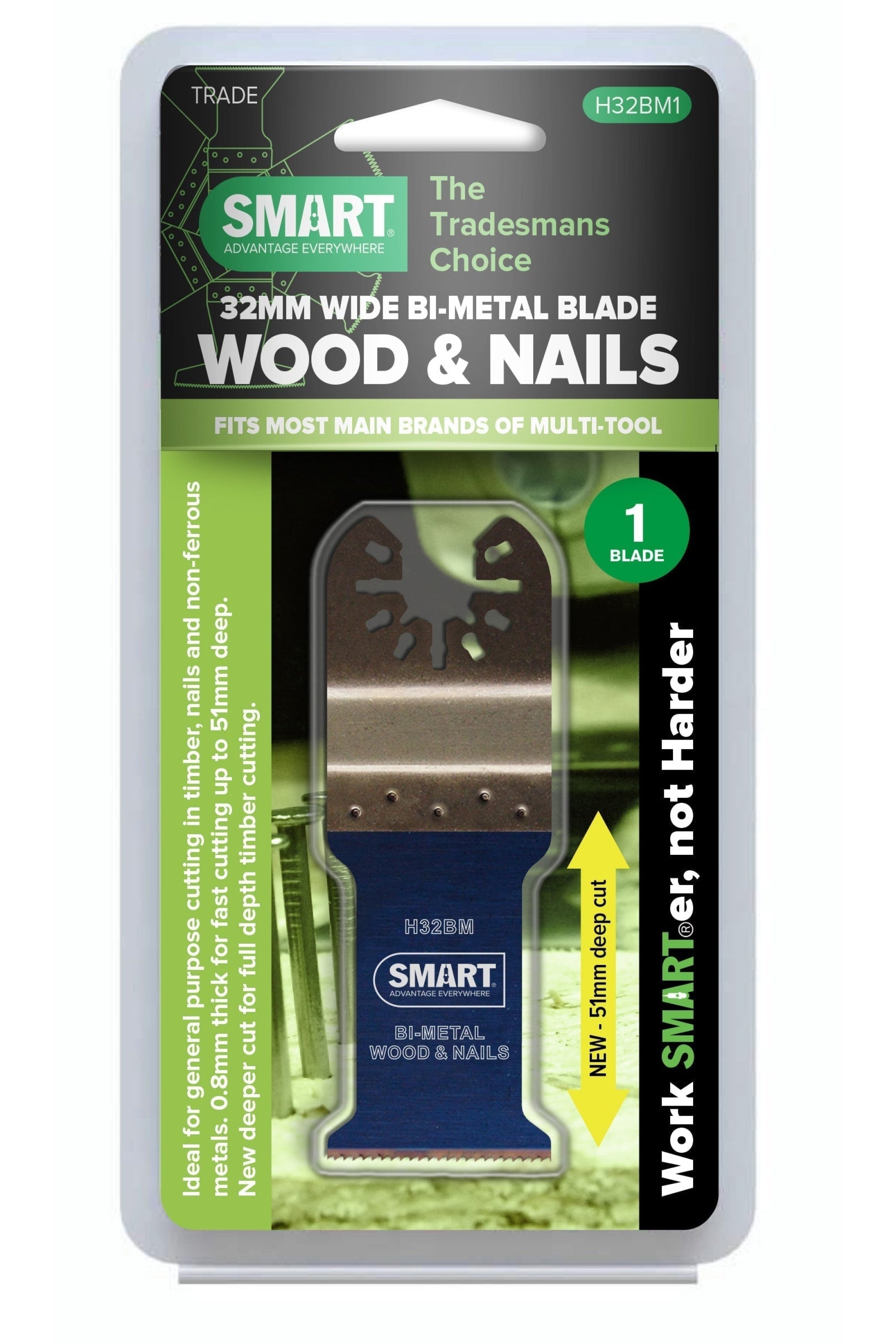 Lama Smart 32mm Bi-metal Pentru Lemn Plastic Si Metale