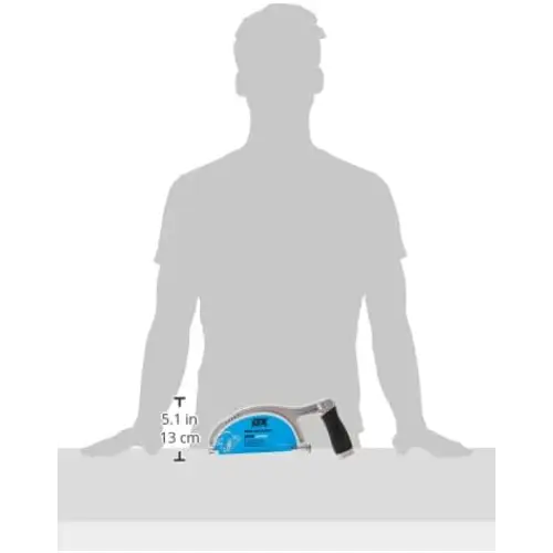 Imaginea arată un ferăstrău hacksaw compact bomfaier mini OX Pro cu maner cauciucat negru