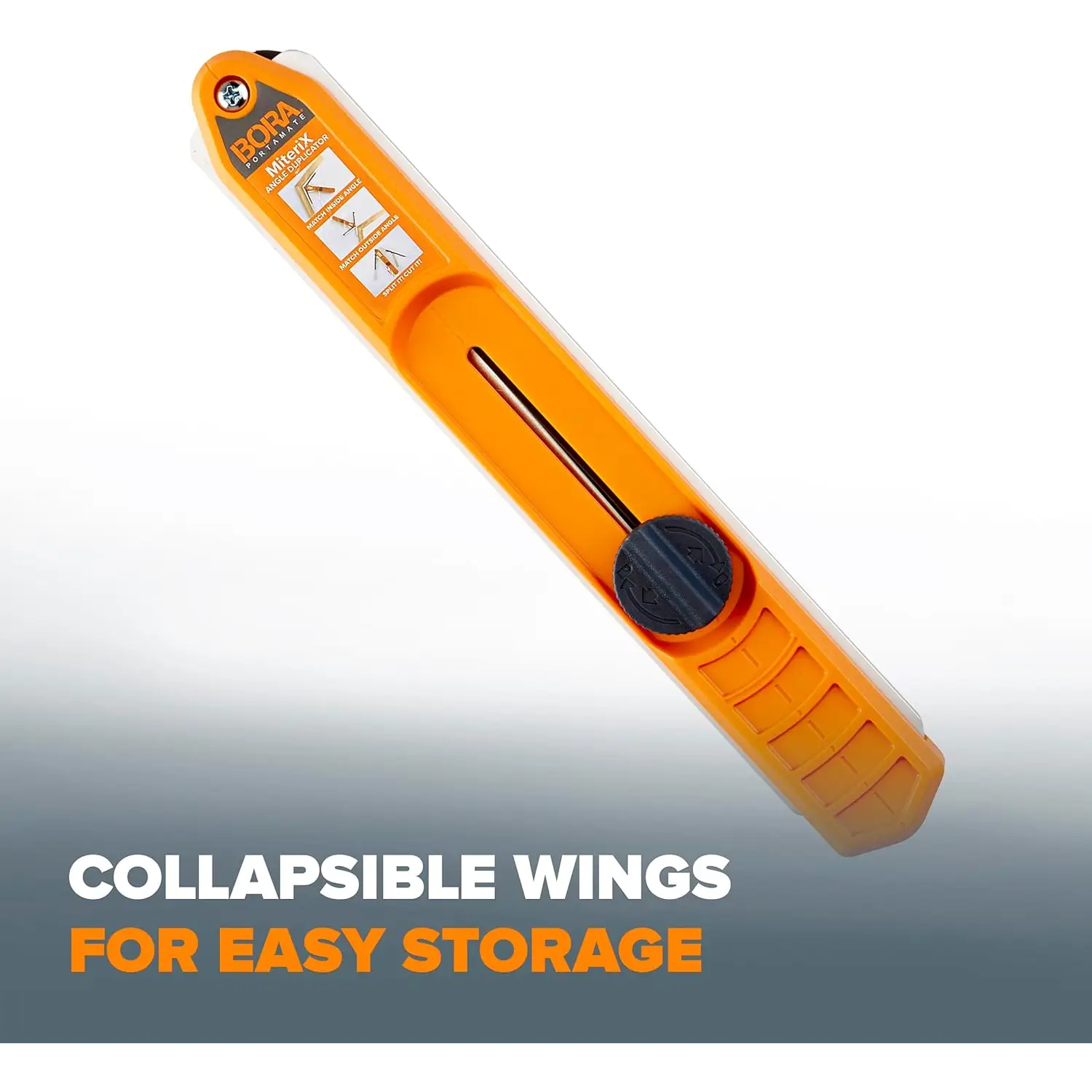 Alt text pentru imaginea cu BORA MiteriX: instrument portabil, colapsabil, pentru fierastrau unghiular