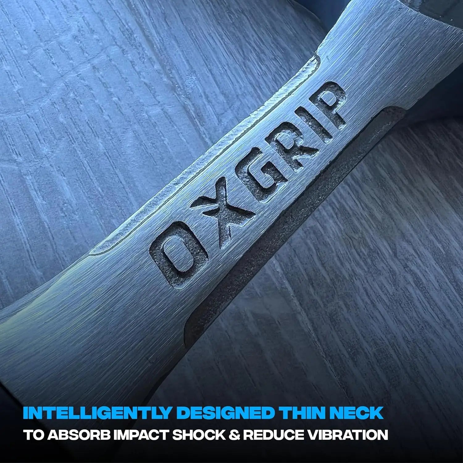 Mână antishock din otel forjat pentru ciocan zidarie OX Pro cu grip moale și durabil