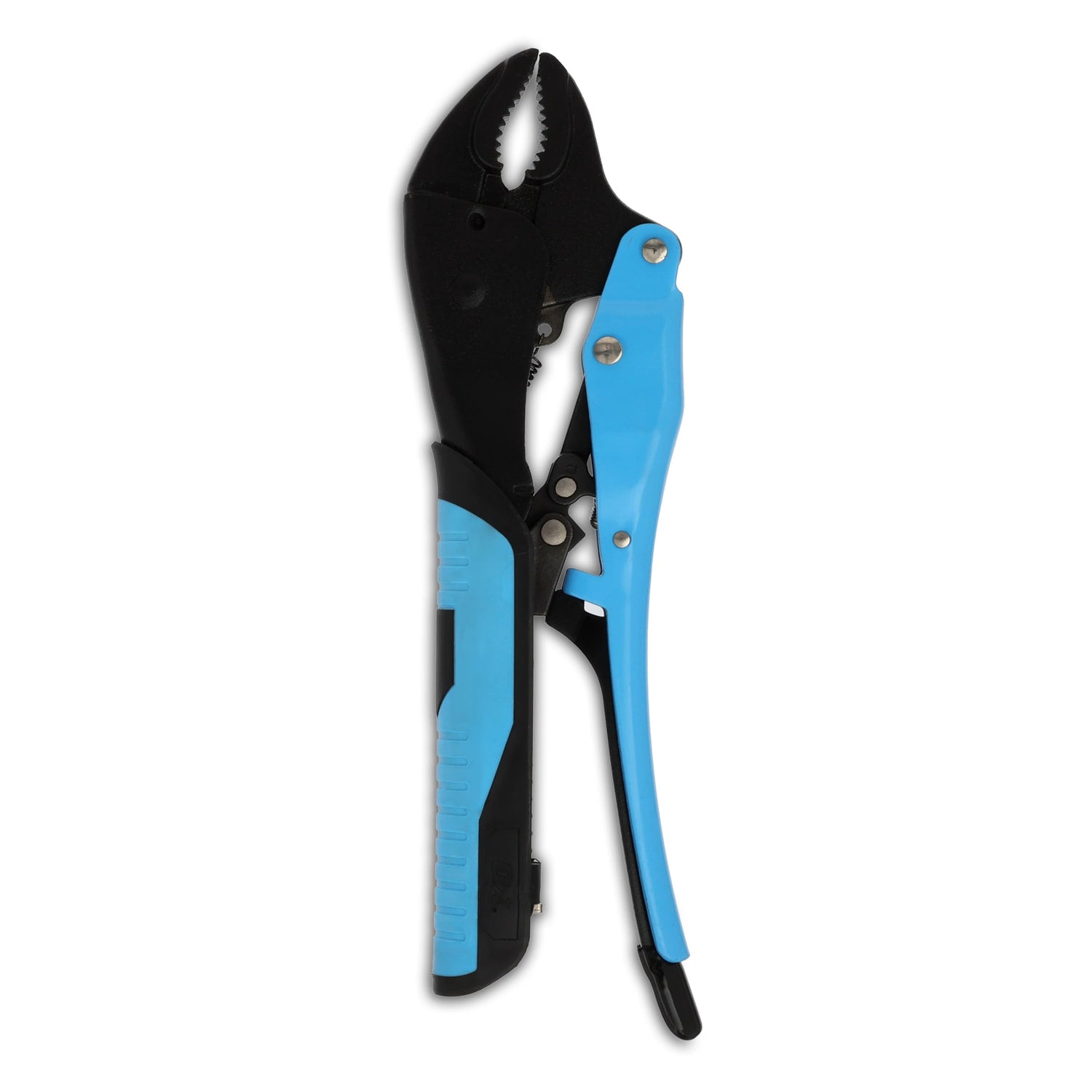 Clește autoblocant OX Pro autoreglabil (auto-adjust) cu fălci curbate, 10 inch / 250 mm, mâner soft-grip