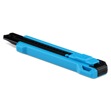 Cutter OX Trade cu lamă segmentată de 18 mm, corp din plastic ABS și blocare glisantă (slide-lock)