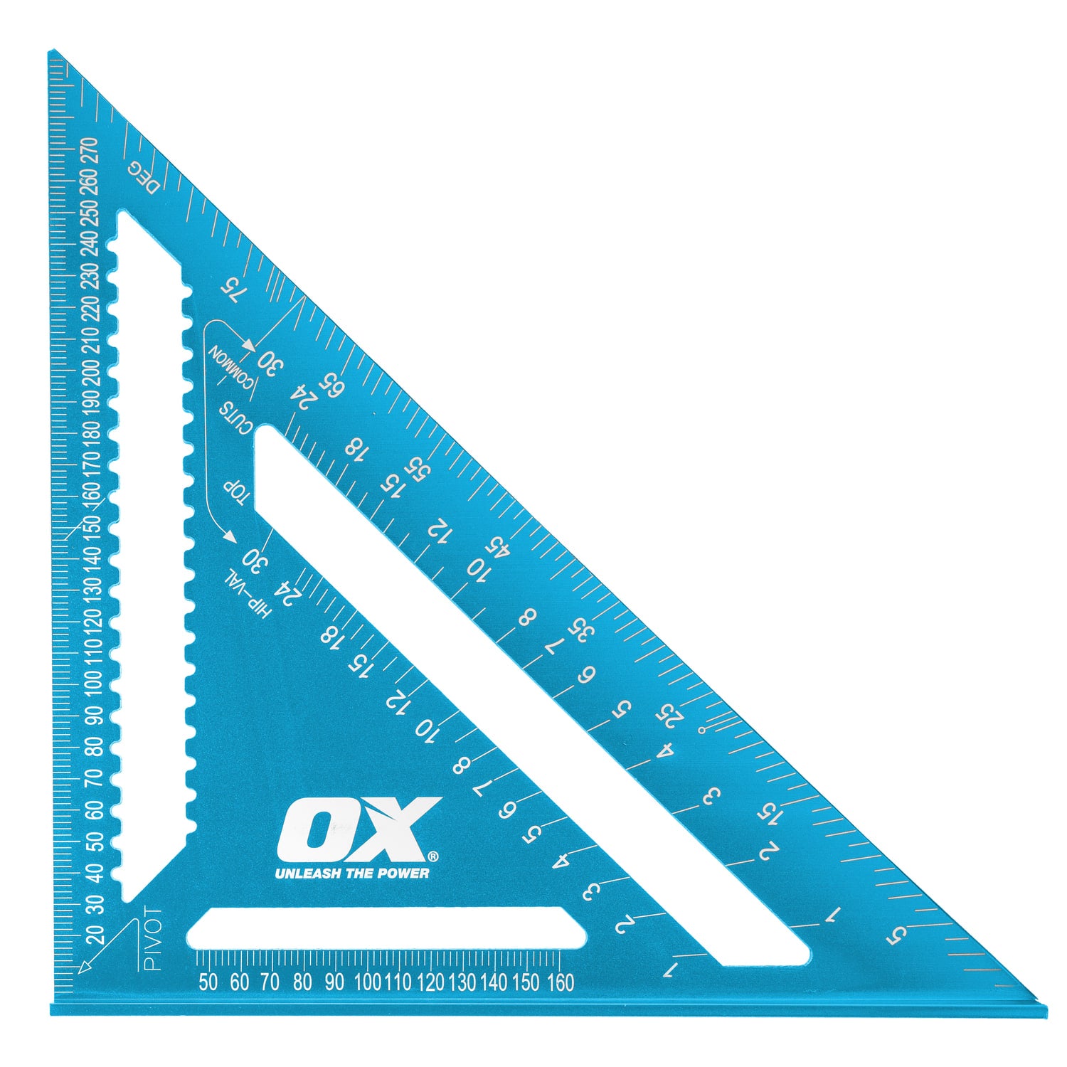 Echer de dulgherie OX PRO 300 mm / 12″, aluminiu, marcaje gravate cu laser