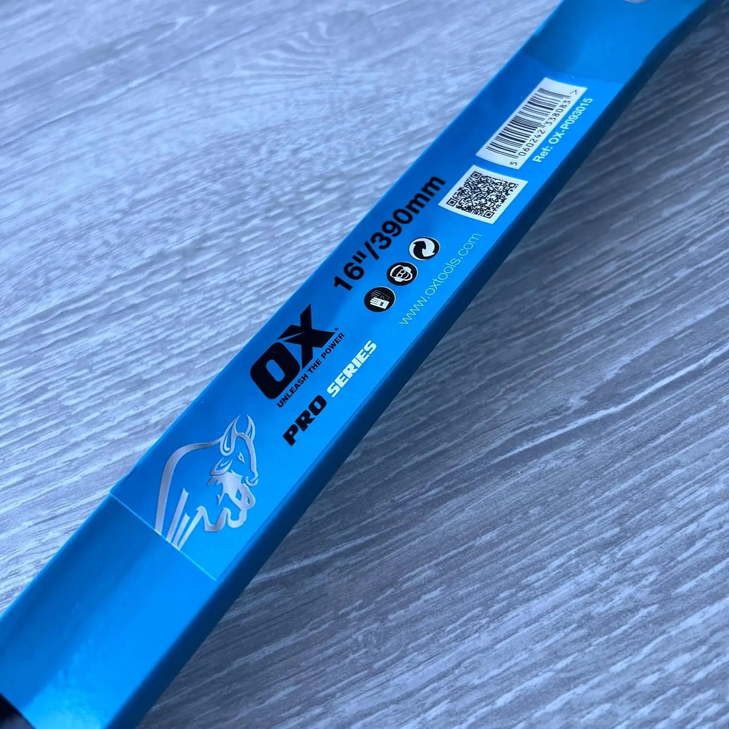 Levier de demolare OX Pro 380 mm otel forjat tratat termic cu acoperire pulberi