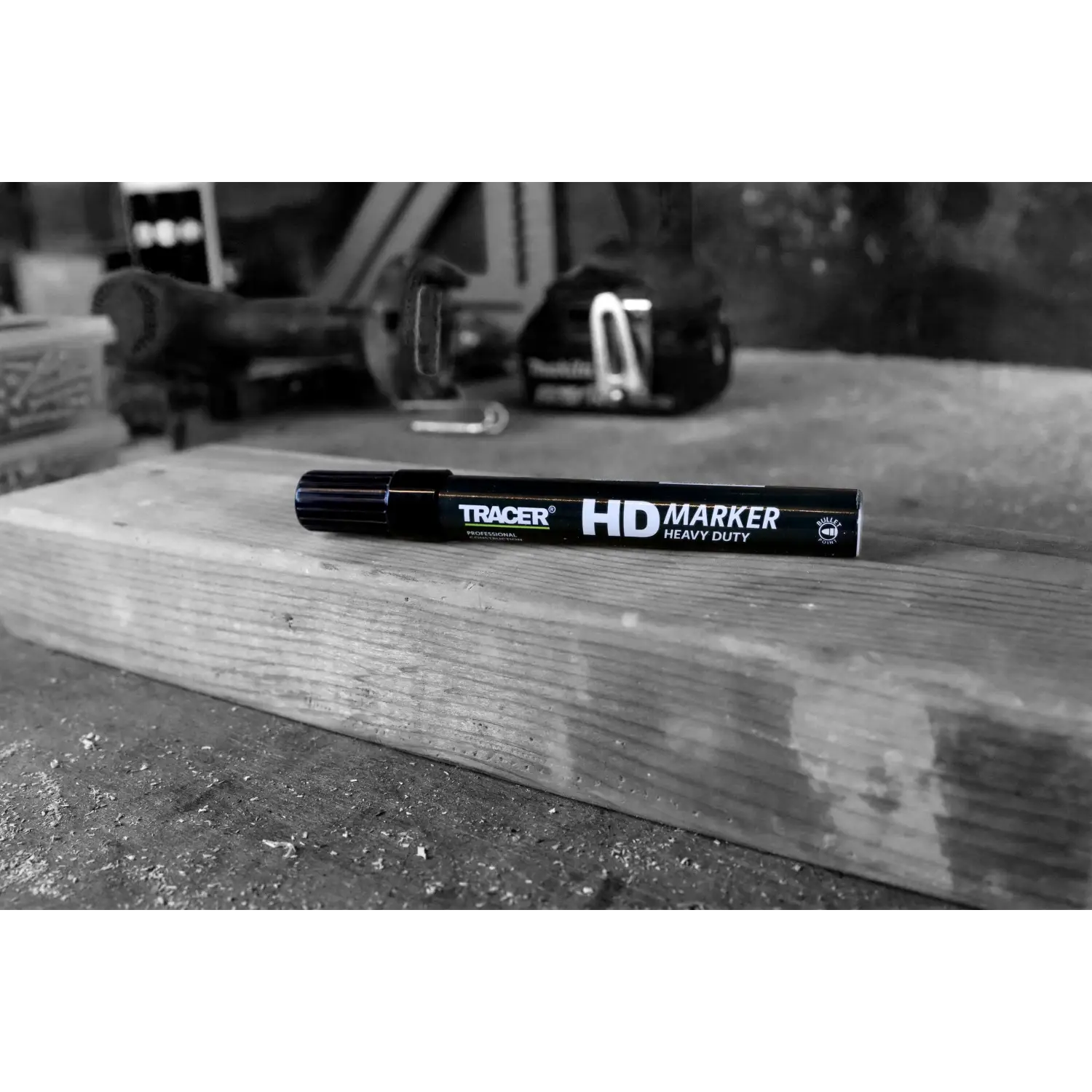 Marker Tracer Negru cu vârf durabil și culoare negru permanent pentru desen și scris