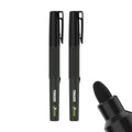 Set 2 markere permanente TRACER 2.0 HD Bullet Tip, negru, vârf glonț