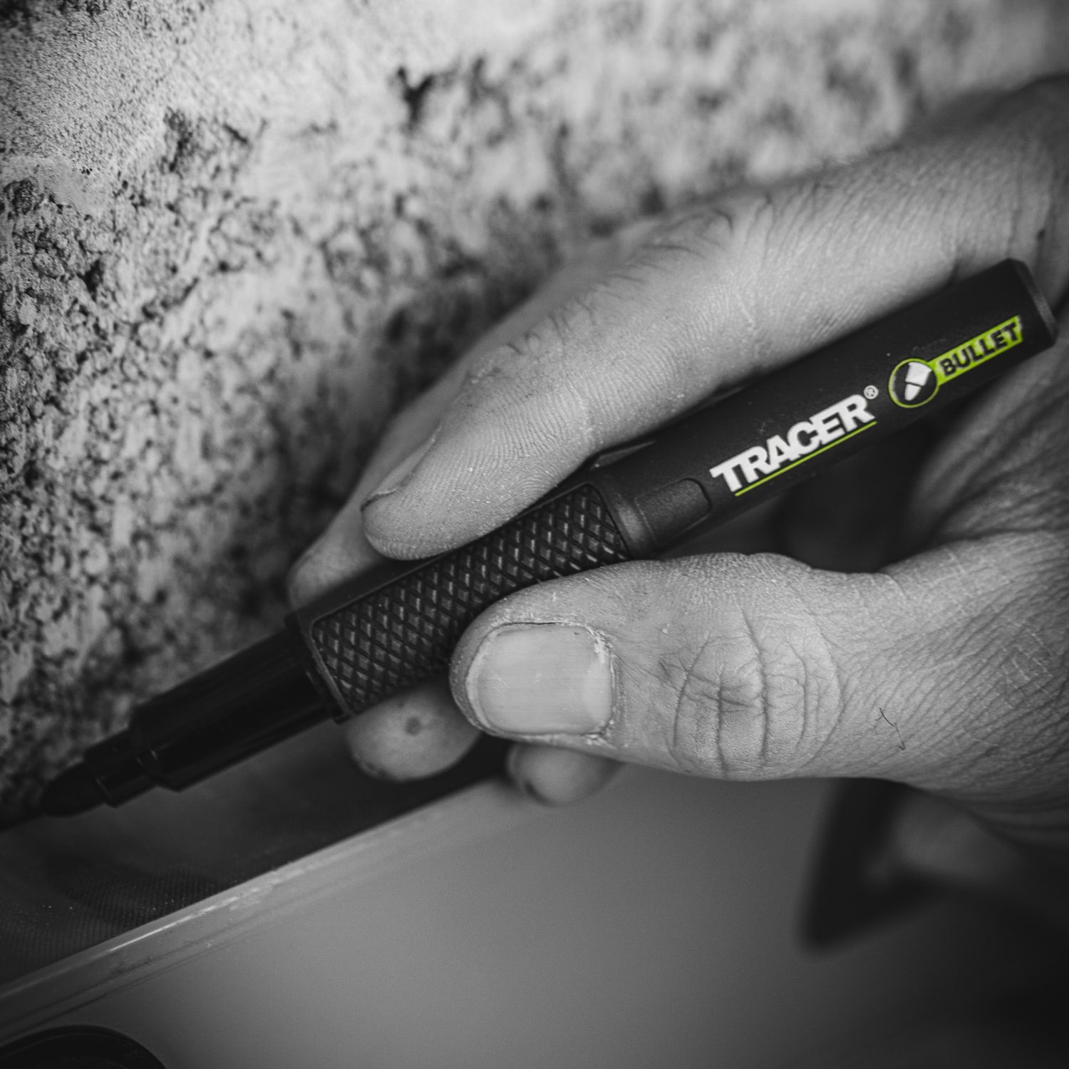 Marker permanent TRACER 2.0 HD negru — marcaj pe suprafețe dificile
