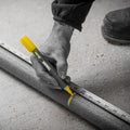 Marker cu vopsea TRACER 2.0 galben — marcaj vizibil pe izolație de țeavă