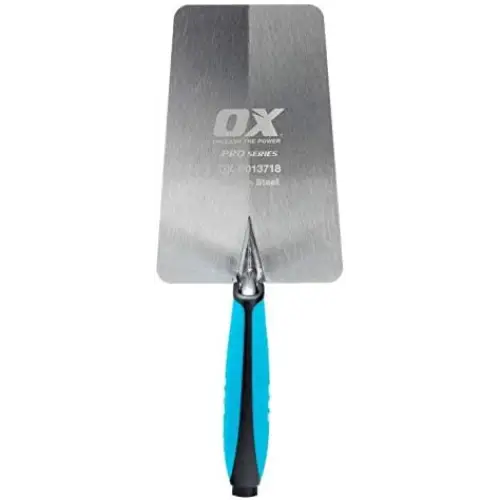 Trowel din otel inox calit pentru galeata OX Pro cu maner ergonomic DURAGRIP