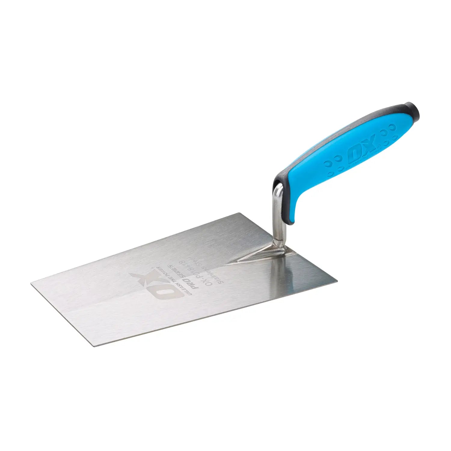 Trowel pentru galeata OX Pro din otel inox calit cu maner ergonomic DURAGRIP