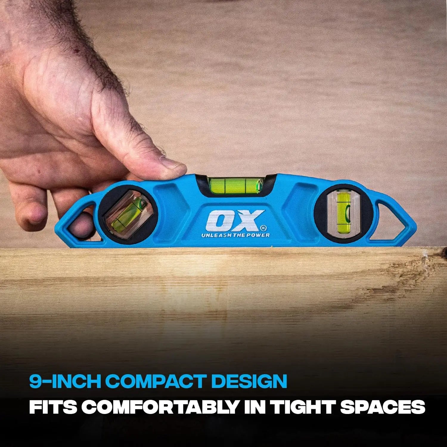 Alt text pentru imaginea cu nivela torpedo magnetica OX Pro 230mm cu trei vile