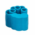 Imaginea arată suport plastic albastru teal pentru baterii AA pentru flex c2 cutter Polyzip Flex