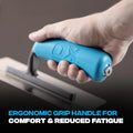 Trowel cu mâner ergonomic albastru pentru finisaj ultraflexibil Pro Ultraflex Gletiera