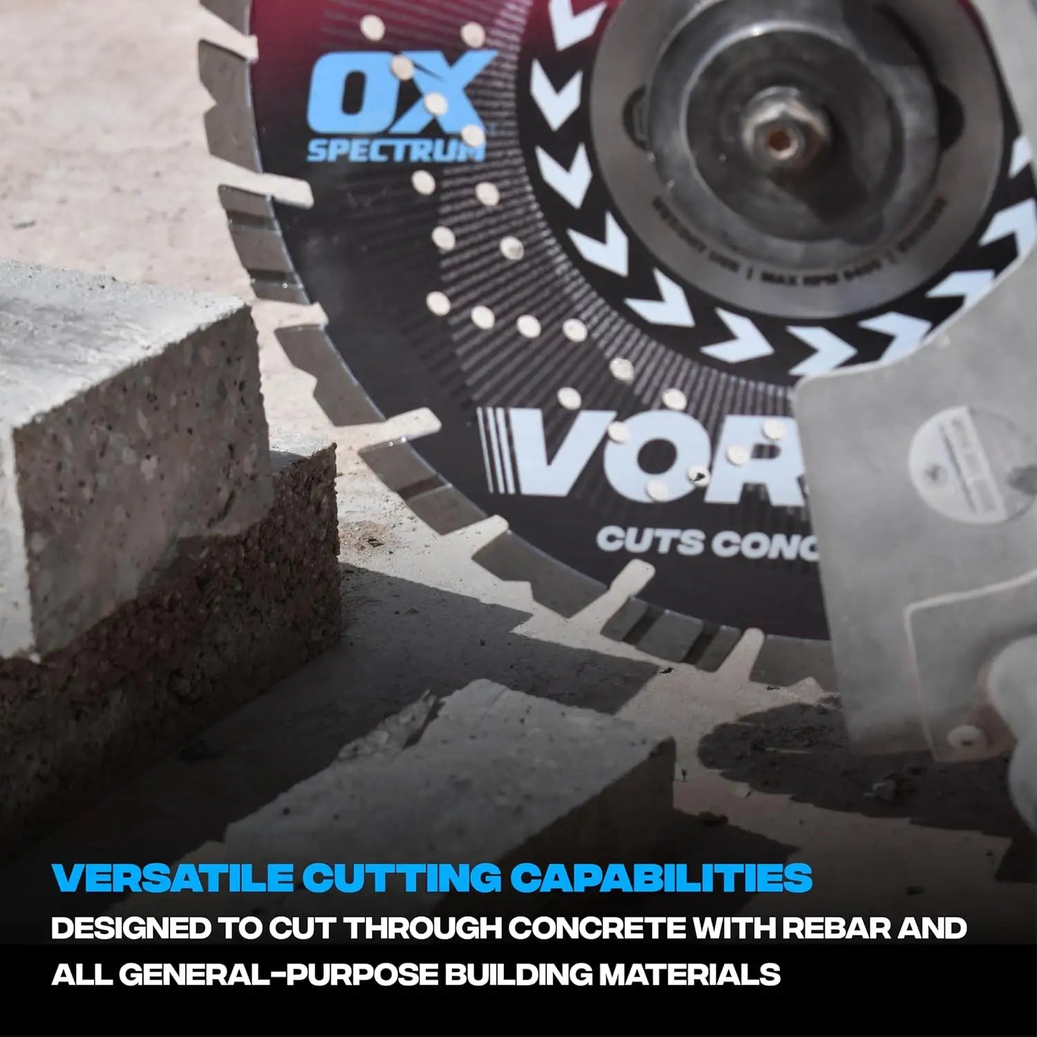 Disc diamantat Spectrum Pro V14 pentru beton cu segment de 14 mm și viteză turbo