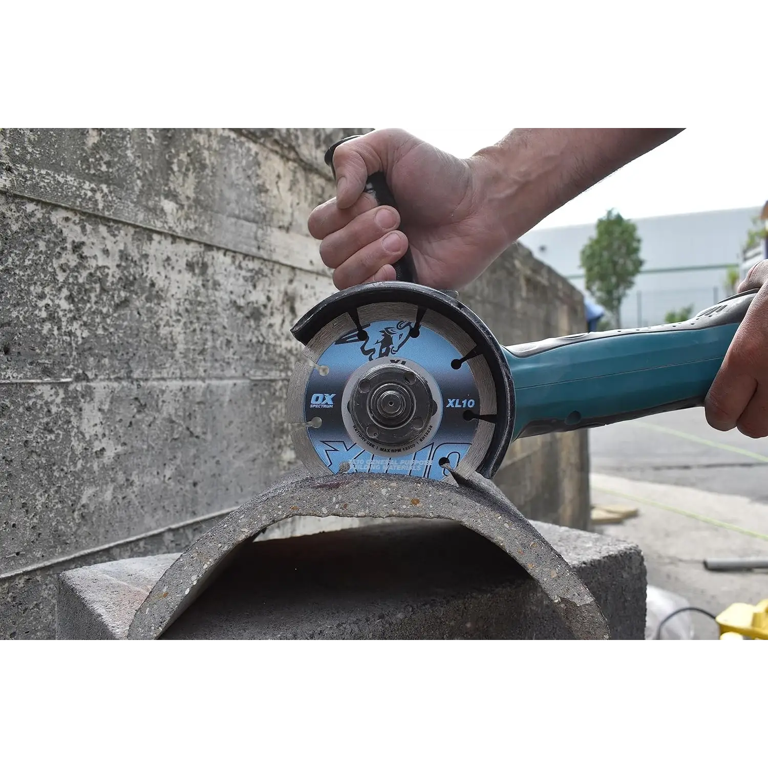 Imagine cu disc diamantat Spectrum Trade XL-10 pentru beton, caramida și pavele