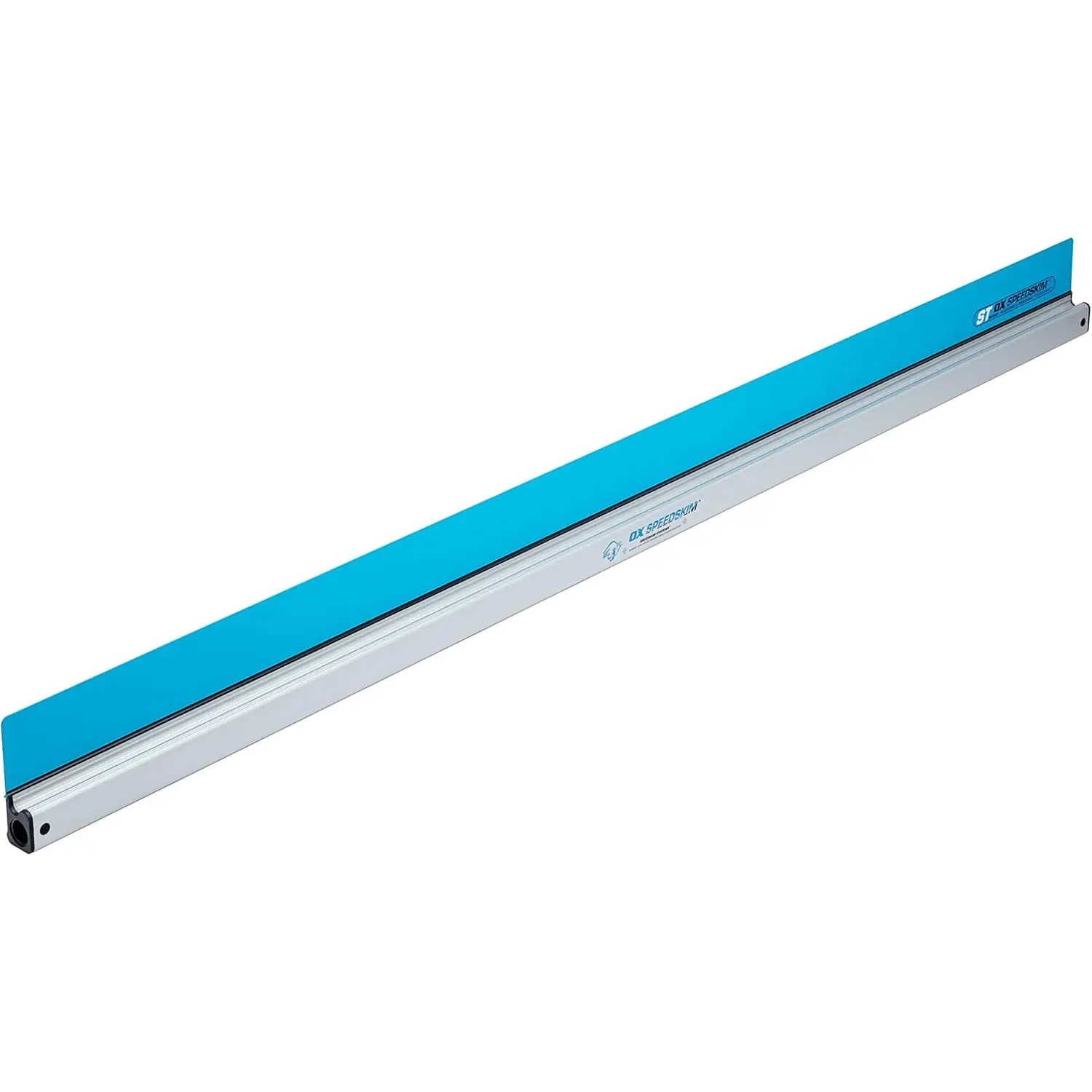 Rigla aluminiu lunga, ingusta, albastra si argintie pentru Gletiera Semi Flexibila