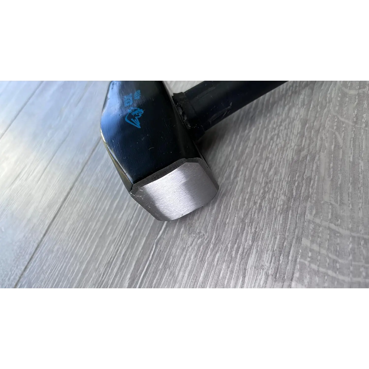 Cap de ciocan de demolari din oțel negru și argintiu, club hammer cu două fețe slefuite