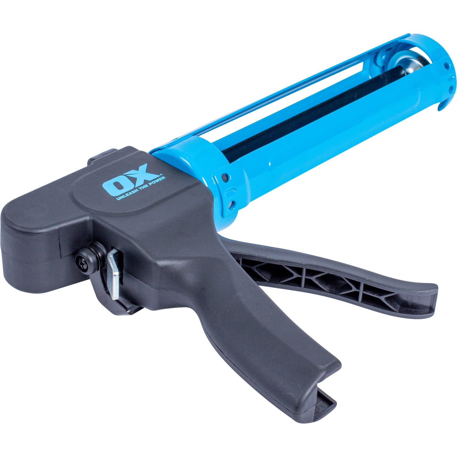 Carcasă rotativă 360° din oțel nituit și cârlig de centură — pistol OX Pro rodless pentru silicon