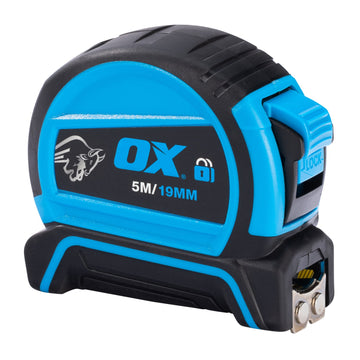 Ruletă OX PRO Double Locking 5 m, blocare dublă și vârf magnetic