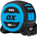 Ruletă OX PRO Tuff Blade 5 m, lamă de 32 mm, carcasă cu manșon de cauciuc