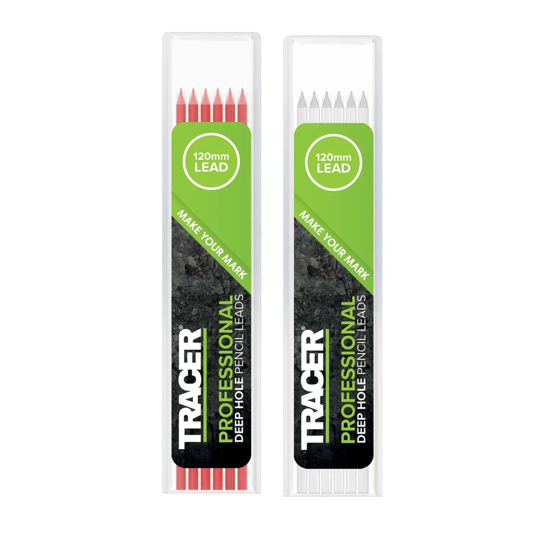 Set de 12 mine alternative pentru creion tracer deep hole, roșu și gri