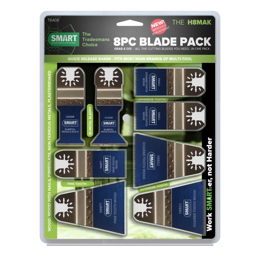 Blister cu lame multifunctionale pentru lemn si plastic, compatibile DeWalt, Makita, Milwaukee