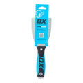 Spatula de glet OX Pro Joint Knife SST cu mâner albastru și negru, lamă metalică