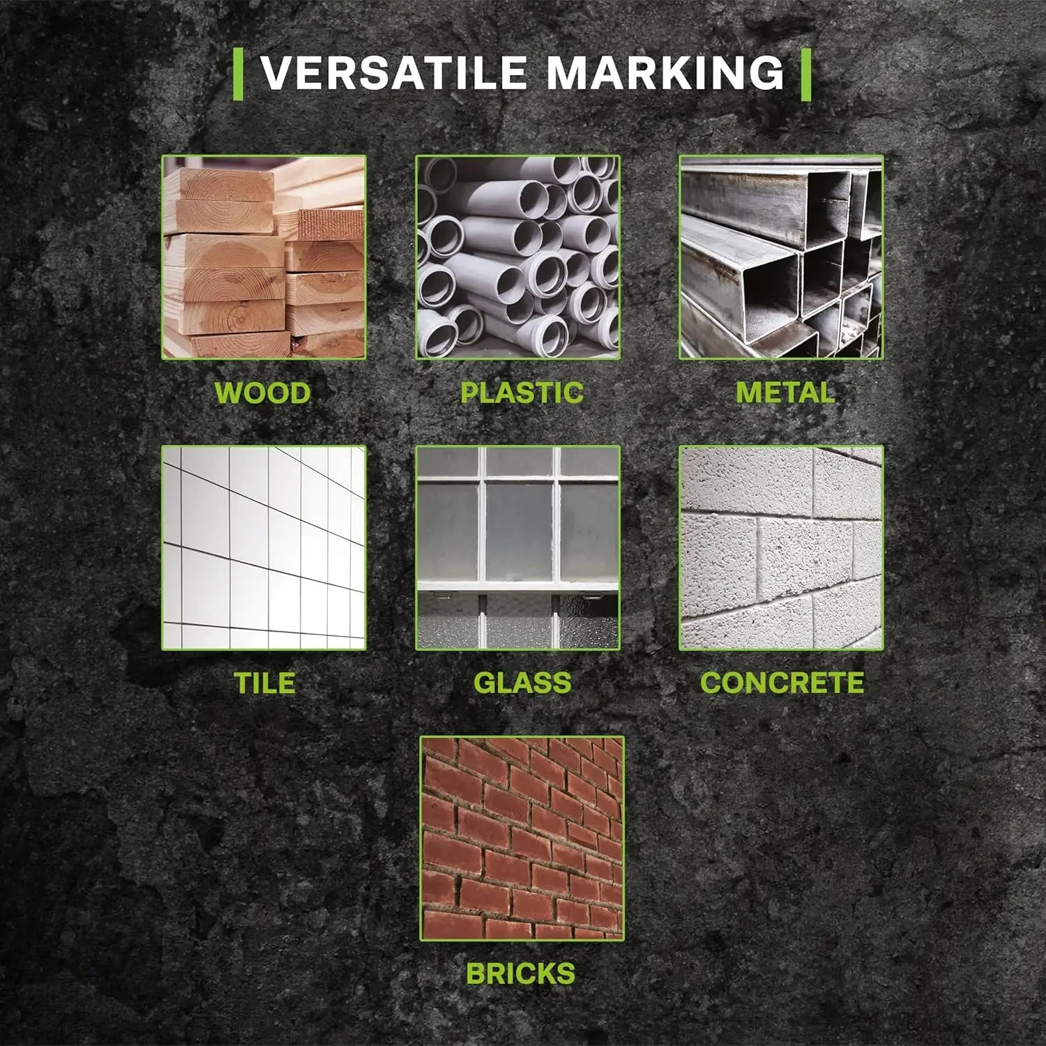 Marker tracer cu mecanism extensibil pentru creion ceara, utilizare pe lemn, metal, ceramică