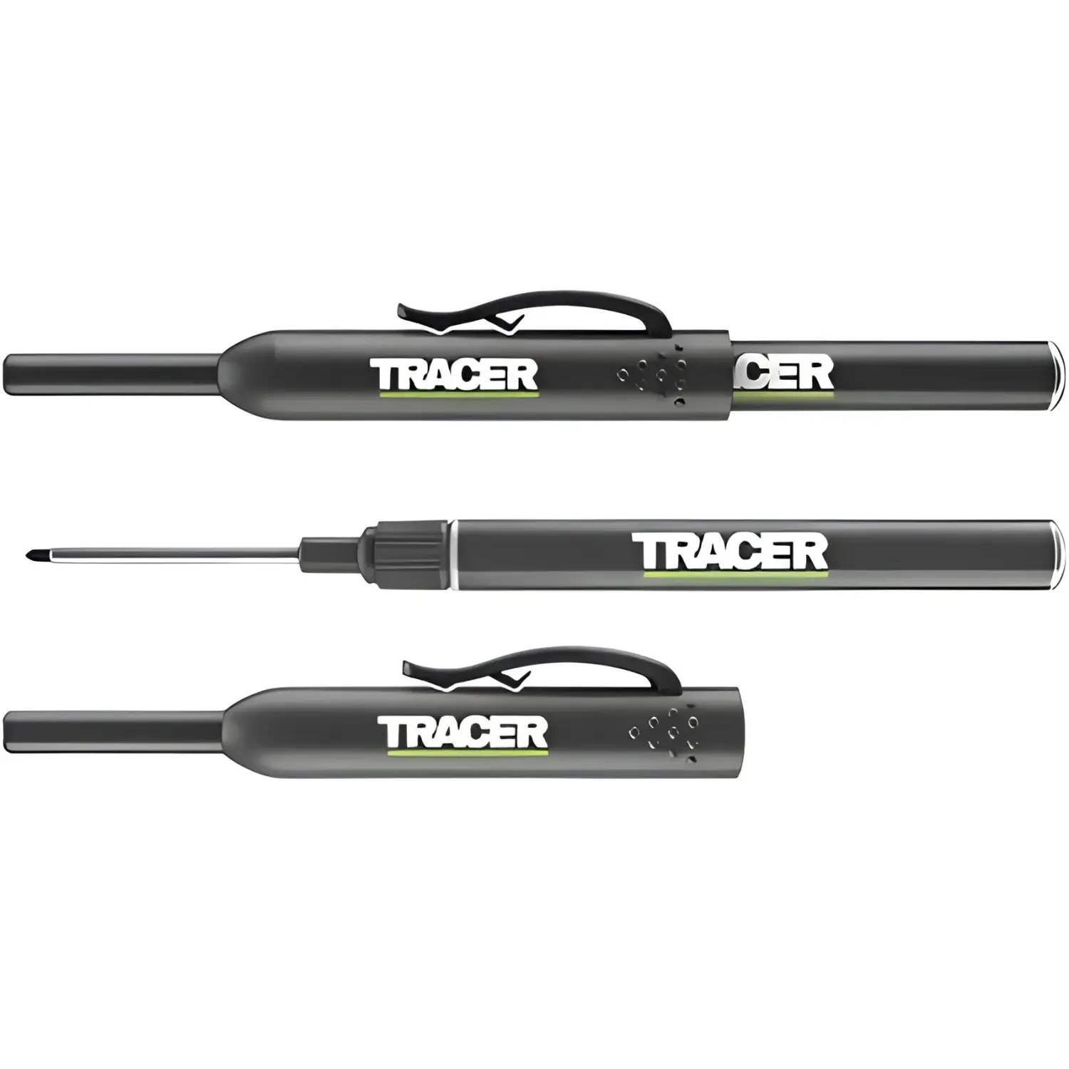 Markere permanente cu varf lung din setul TRACER ALNP2, pentru dulgheri si constructii
