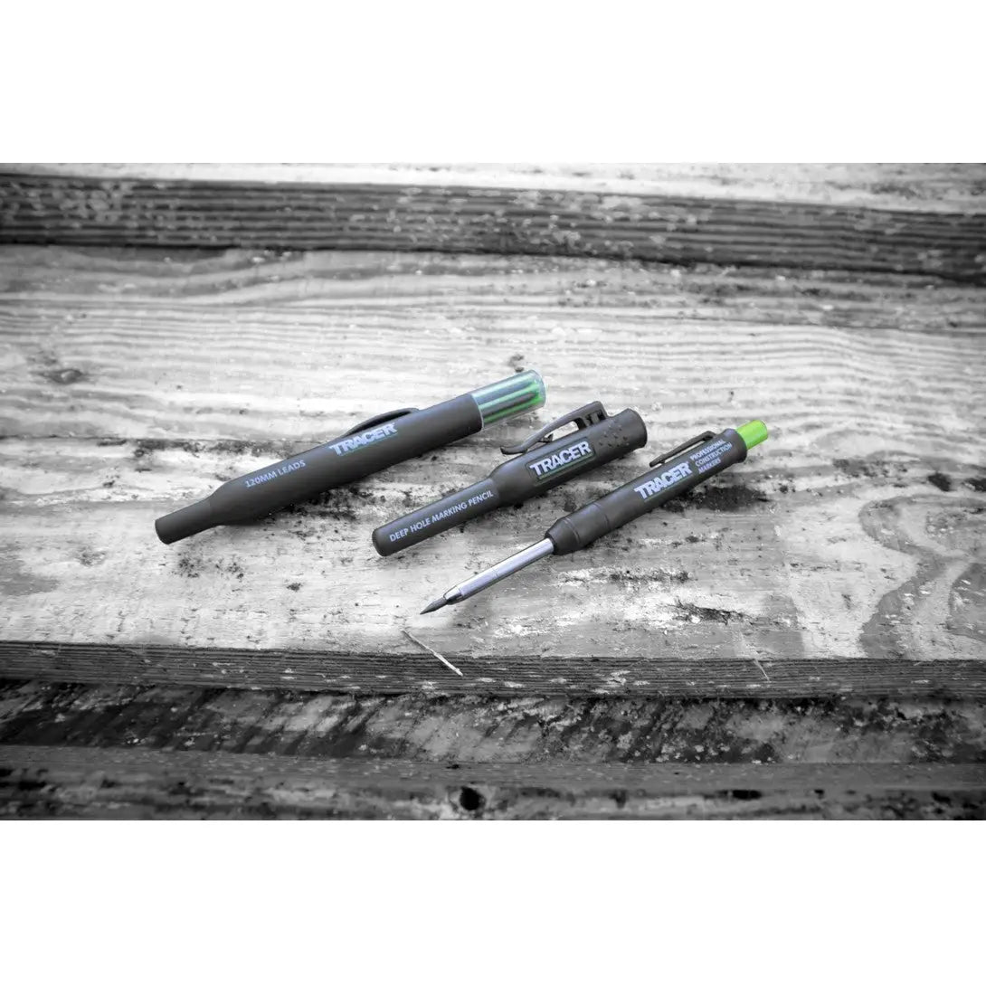 Marker penne negru cu accente verzi pentru TRACER AMK1 gauri adanci cu mina extensibila
