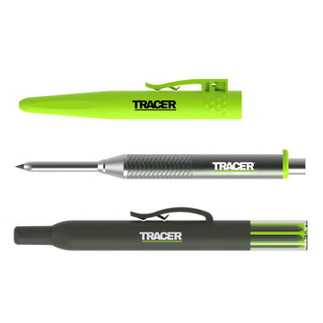 Set de trei instrumente de marcare pentru gauri adanci cu TRACER PRO pentru dulgheri tamplari