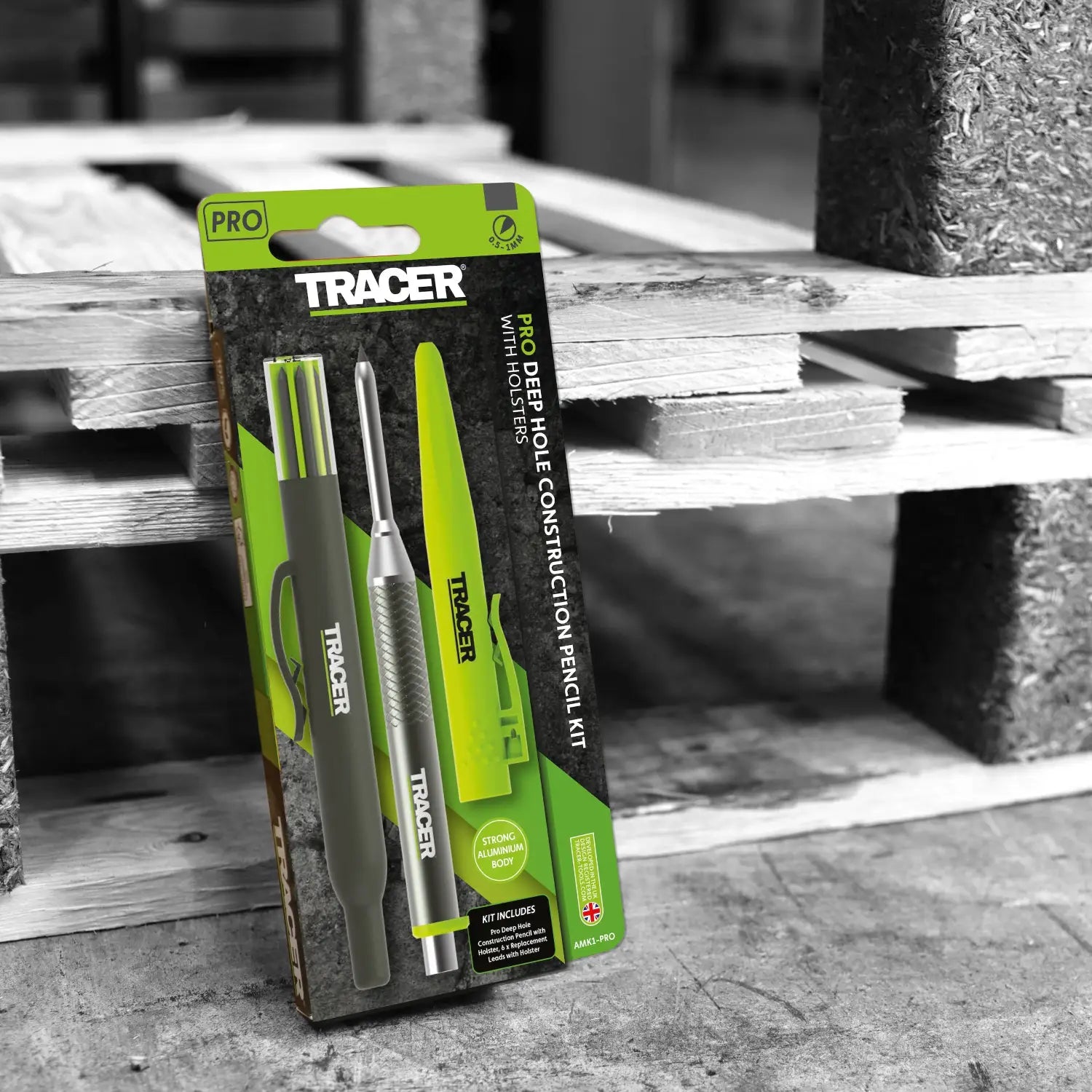 TRACER AMK1-PRO – Creion Deep-Hole Aluminiu Pro