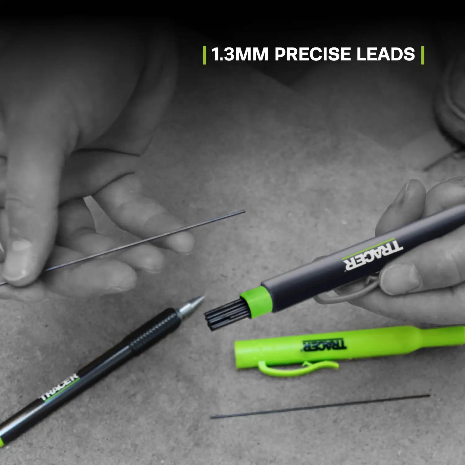 Set de creion mecanic TRACER APPL1 cu mine grafit 1.3 mm pentru DIY si profesionisti