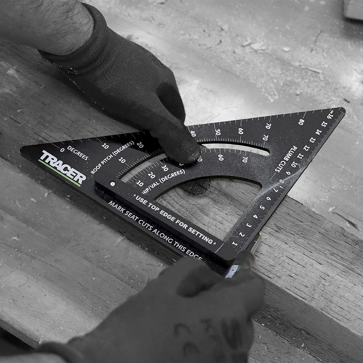 Alt text pentru imaginea cu tracer aps7 prosquare rigla reglabila pentru unghiuri precise