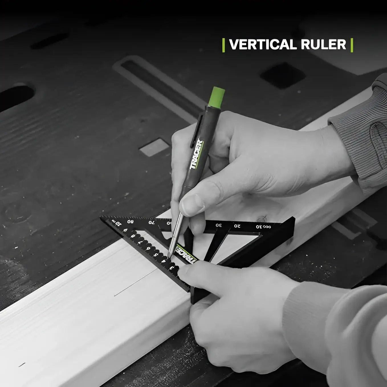 Alt text pentru imaginea unui instrument Tracer ASQ4M echer rapid pentru măsurători precise