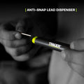 Tracer anti-snap lead dispenser in black and yellow with marcaj permanent and varf carbura