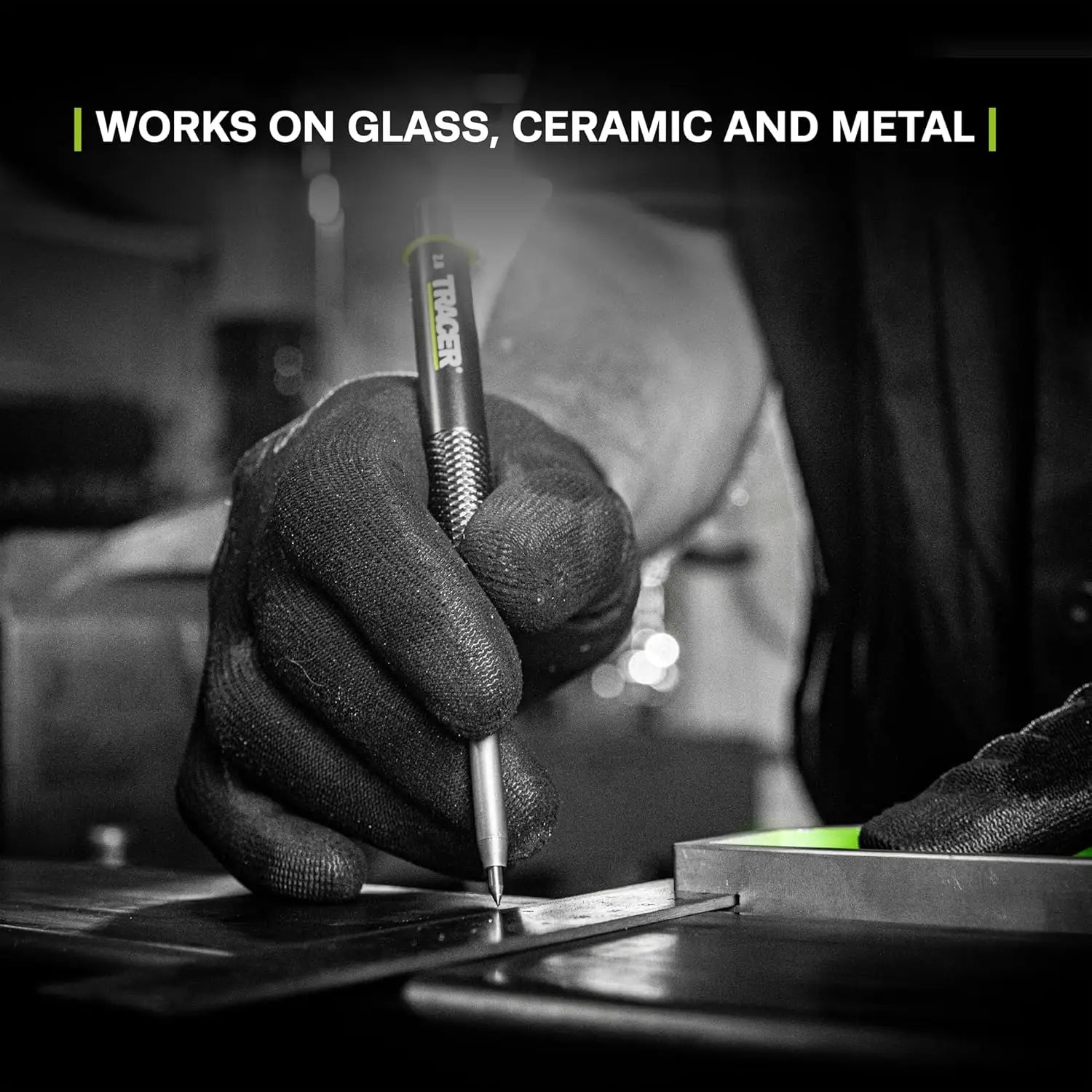 Unealta de gravură manuală cu vârful carbura pentru marcaj permanent pe sticlă și metal