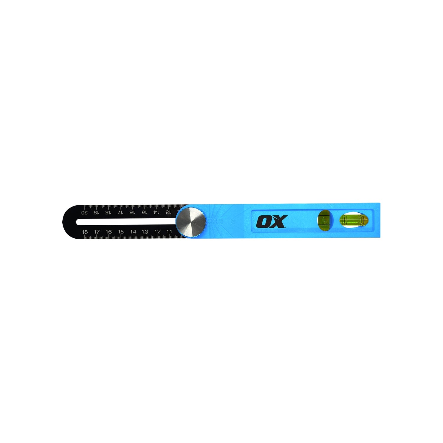 Vinclu reglabil OX Trade 200 mm — mâner ABS și fiole duble